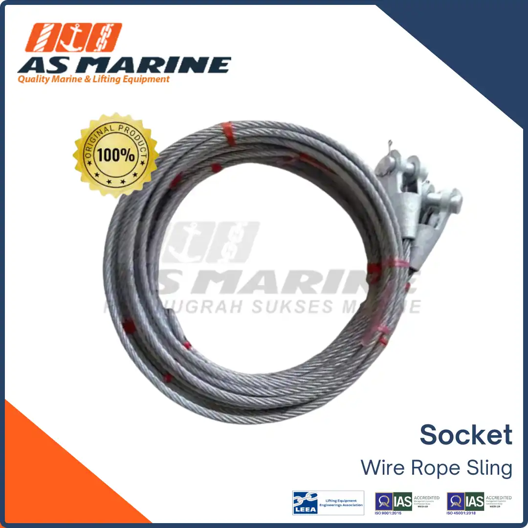 Jual Socketing Wire Rope Sling / Talurit dengan Soket